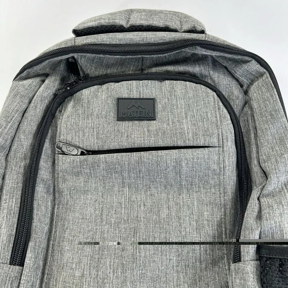 MATEIN Travel Laptop Backpack, 15.6 Inch College Inch, Austere Grey